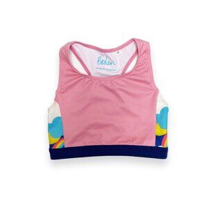 Boden Rainbow Crop Top 7/8